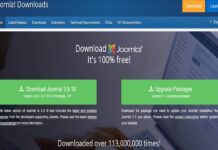 Joomla Dashboard