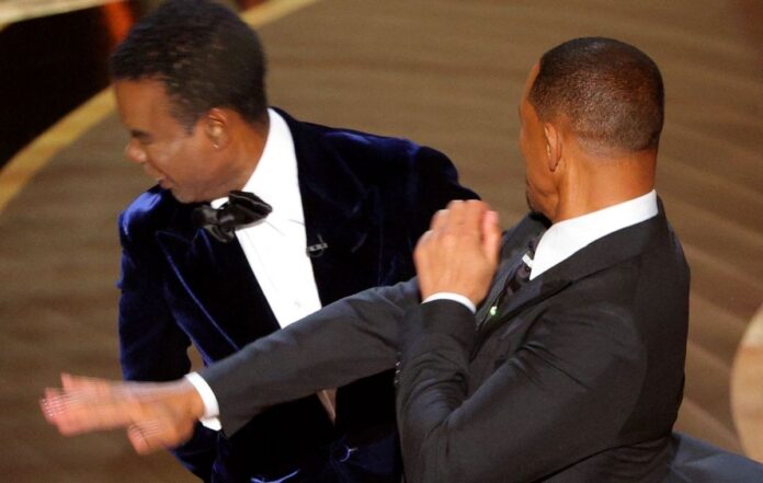 Will Smith slaps Chris Rock