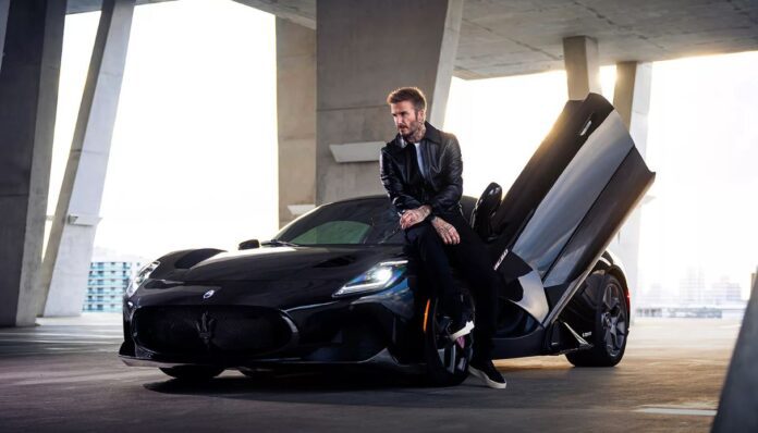 David Beckham Maserati car
