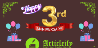 Articleify 3rd Anniversary